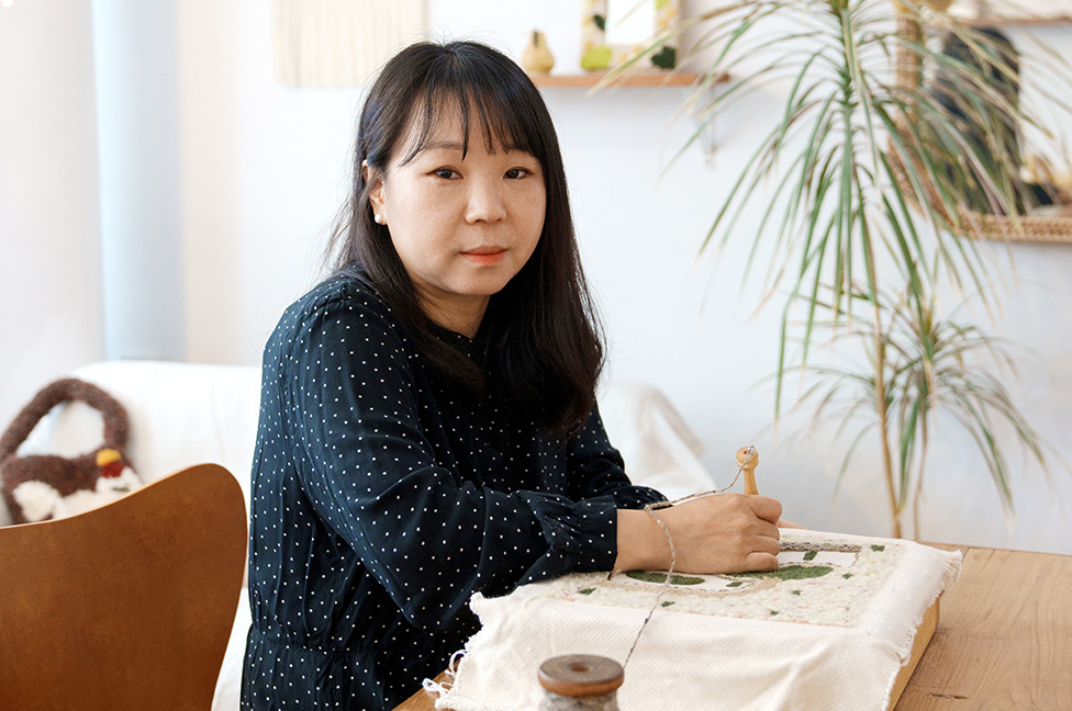 자수로 그리는 행복, 펀치니들자수